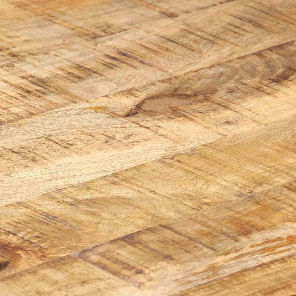 Tavolino da salotto 110x60x40 cm in legno di mango grezzo
