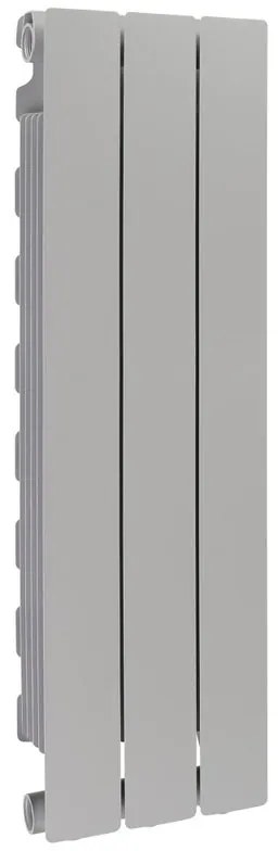 Radiatore acqua calda PRODIGE MODERN in alluminio, 3 elementi, interasse 800 mm, silver
