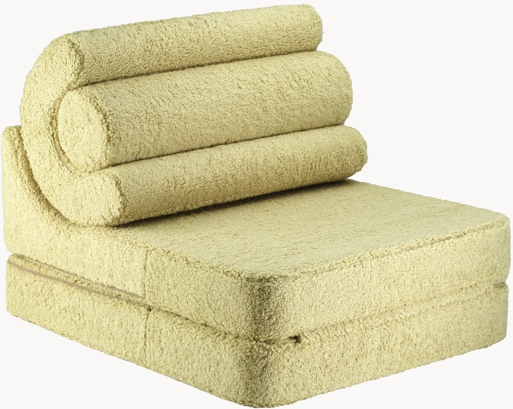 Poltrona pieghevole per bambini in teddy fatta a mano Flipster