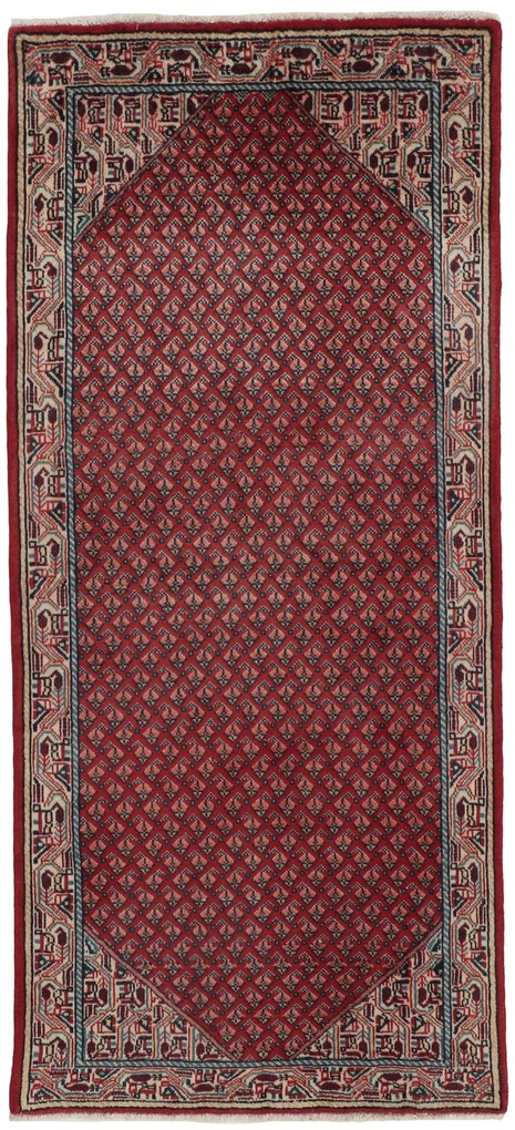 Sarouk Tappeto 70 x 160 (Iran) Annodato A Mano