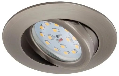 Briloner7296-011-Lampada da incasso LED dimmerabile/6,5W/230V IP23 antracite