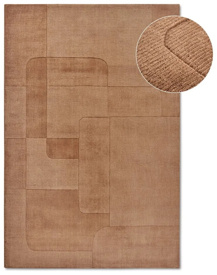 Tappeto marrone in lana tessuto a mano 160x230 cm Charlotte - Villeroy&amp;Boch