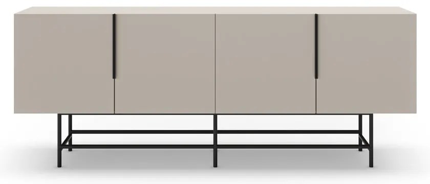 Cassettiera bassa crema 200x77,5 cm Eldia - Marckeric