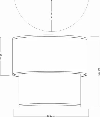 BRILAGI - Lampada da parete LED BOHO ECO 1xE27/10W/230V beige