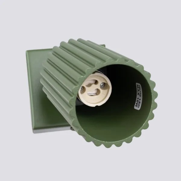 Sollux SL.1616 - Faretto da parete KARBON 1xGU10/10W/230V verde