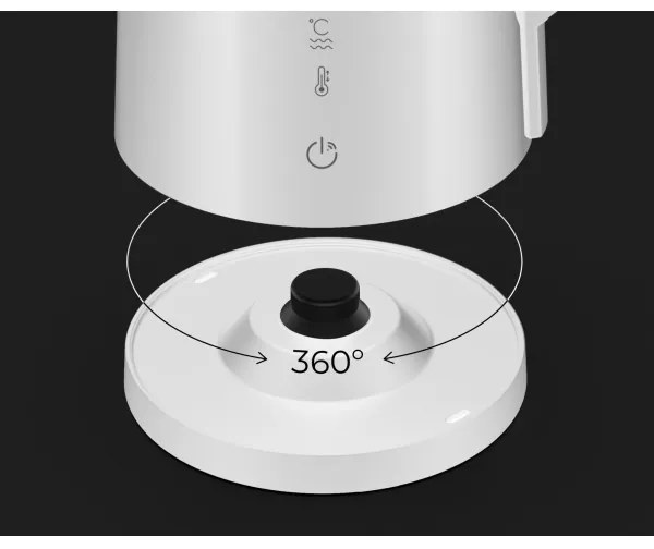 AENO - Bollitore smart con LED display 1,7 l 2200W/230V bianco