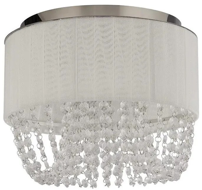 Searchlight 62617-3CC - Plafoniera BELLANO 1xG9/7W/230V Ø 30 cm bianco