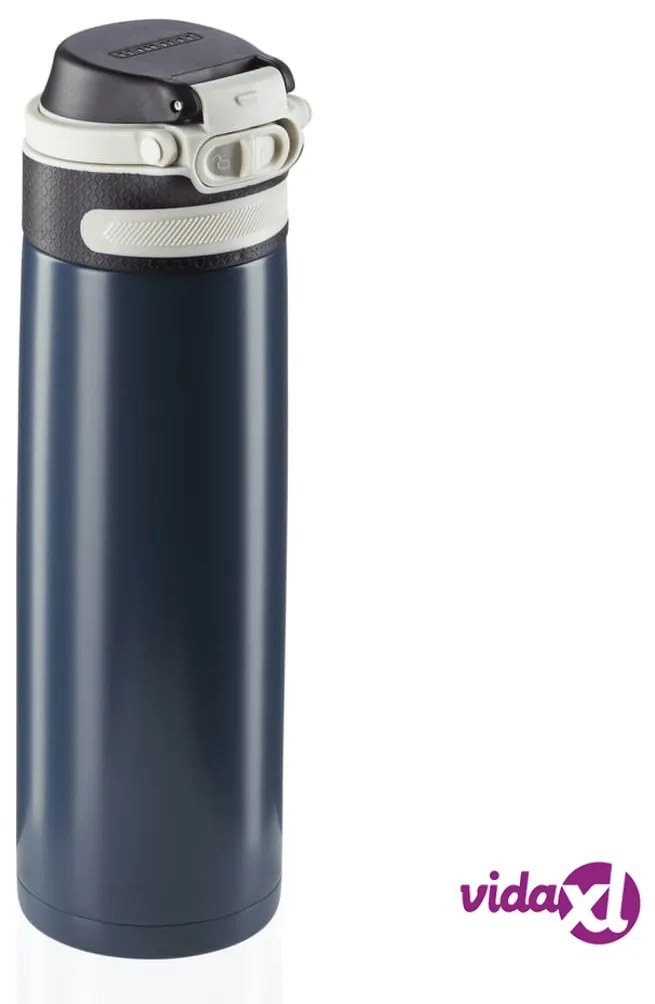 Leifheit Thermos Flip 600 ml Blu Scuro