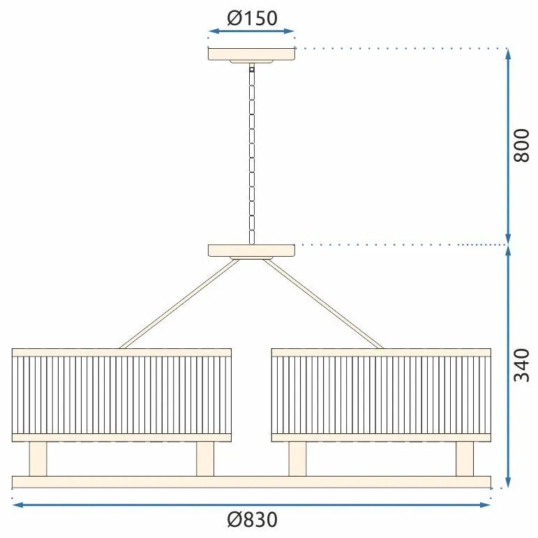 Lampada Cristal APP789-6C