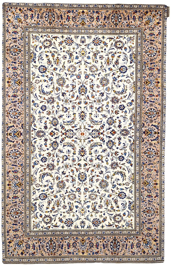 Kashan Tappeto 200 x 310 (Iran) Annodato A Mano