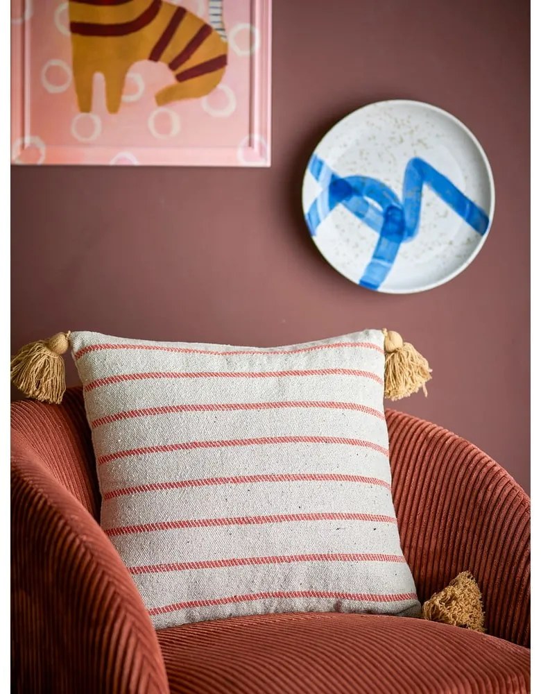 Cuscino decorativo in cotone riciclato 45x45 cm Eviaya – Bloomingville