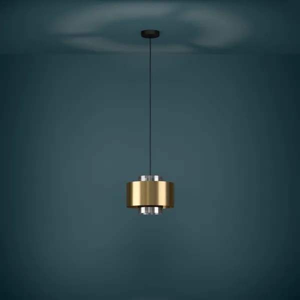 Eglo 390066 - Lampadario a sospensione con filo DUGLIA 1xE27/40W/230V oro