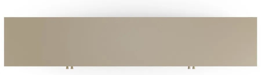 Mobile TV color crema in metallo 160x50x35 cm Fayna – Marckeric