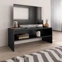 Mobile TV Nero 100x40x40 cm in Truciolato 800046