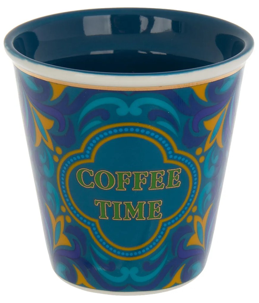 Bicchierino caffè porcellana Royal Garden blu