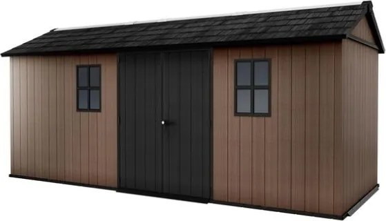Casetta Da Giardino In Resina Newton Plus 7517/1775 Effetto Legno Keter