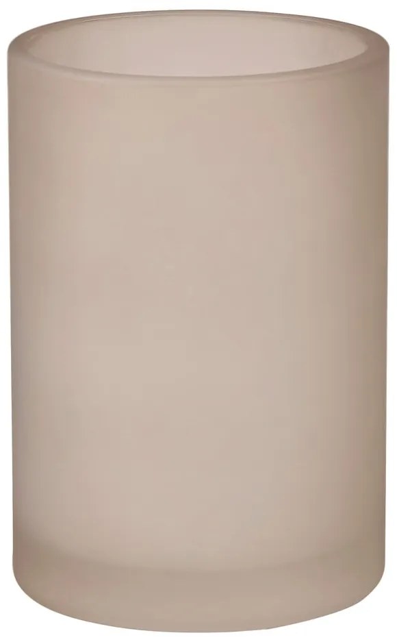 Portaspazzolini in vetro beige Modest - Mette Ditmer Denmark