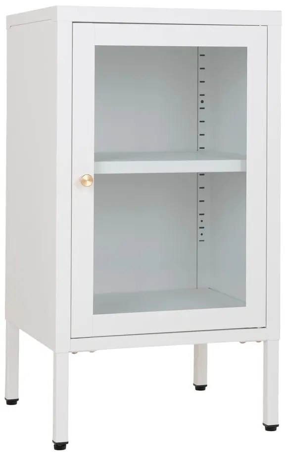 Vetrina in metallo bianco 38x70 cm Dalby - House Nordic