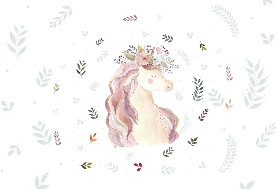 Carta da parati autoadesiva – Unicorno magico