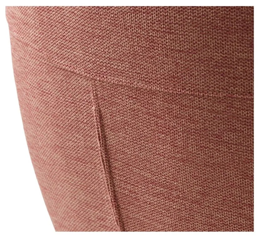 Sedia da pranzo rosa in imbottito con braccioli Roxana – Unique Furniture