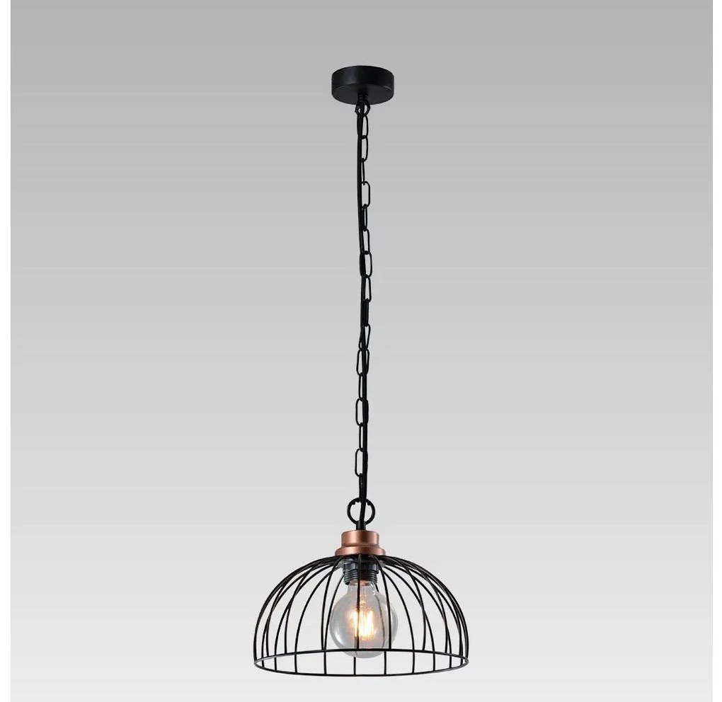 Prezent 75465 - Lampadario a sospensione con catena BASKET 1xE27/60W/230V