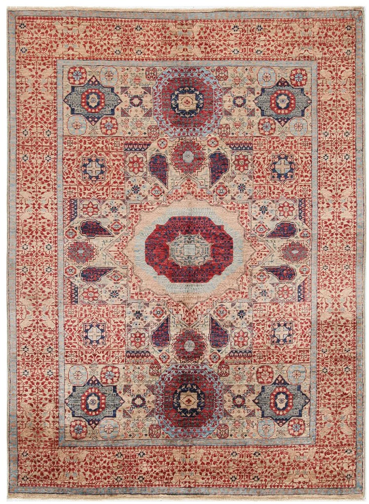 Mamluk Tappeto 200x150 (Pakistan) Annodato A Mano