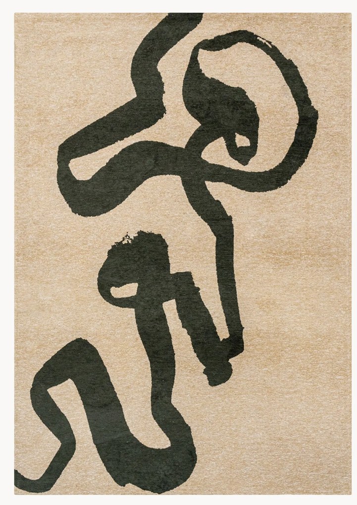 Tappeto lavabile jacquard da interno-esterno Ribbon