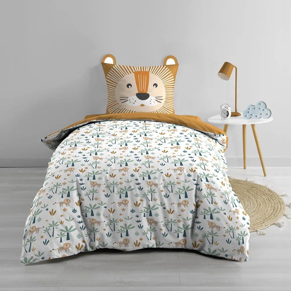 Biancheria da letto per bambini in cotone per letto singolo 140x200 cm Loumba – douceur d'intérieur