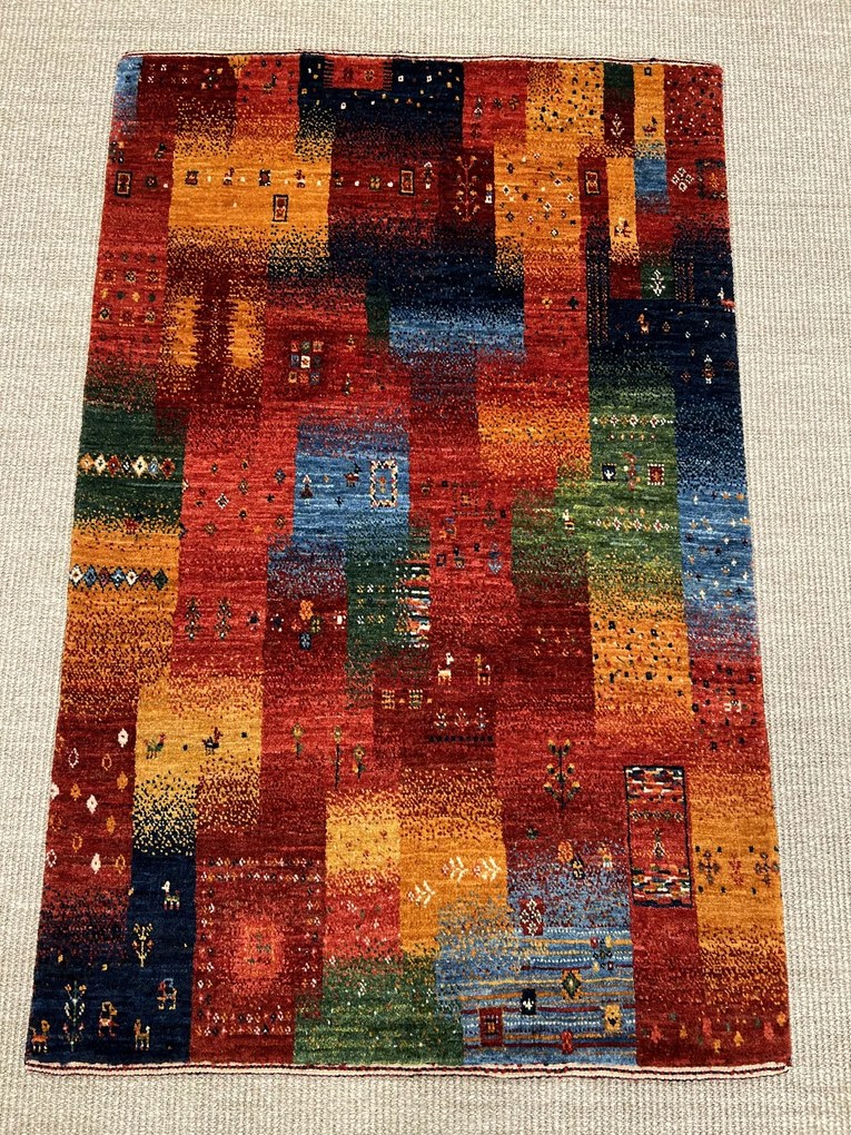 Loribaft Tappeto 80 x 120 (Iran) Annodato A Mano