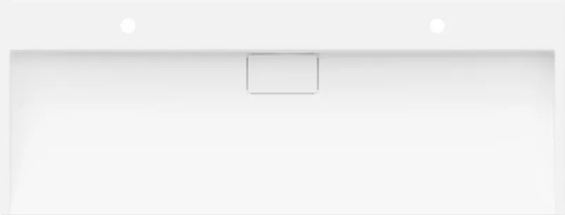 Mexen Ava lavabo da appoggio in conglomerato 2/O 120 x 46 cm, bianco - 23011202