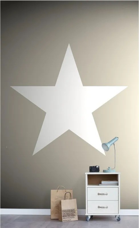 Fotomurale ESTA Stella, grigio/argento 186X280 cm