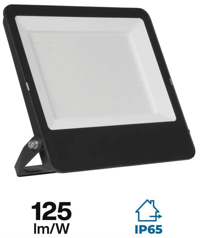 Faro LED 300W IP65, 125lm/W - chip LED Black Colore Bianco Naturale 4.000K