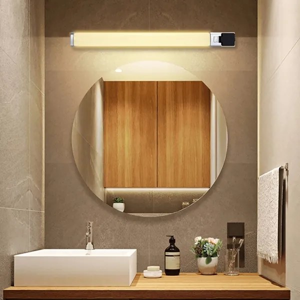 Aigostar - Illuminazione a LED per specchi da bagno LED/10W/230V 4000K 46,5cm IP44