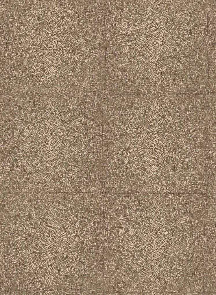 Arte International Carta da parati Shagreen - Chocolate