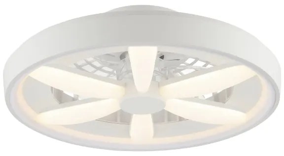 Brilliant - Ventilatore a soffitto LED RGBW GAIANO LED/48W/230V bianco + DO