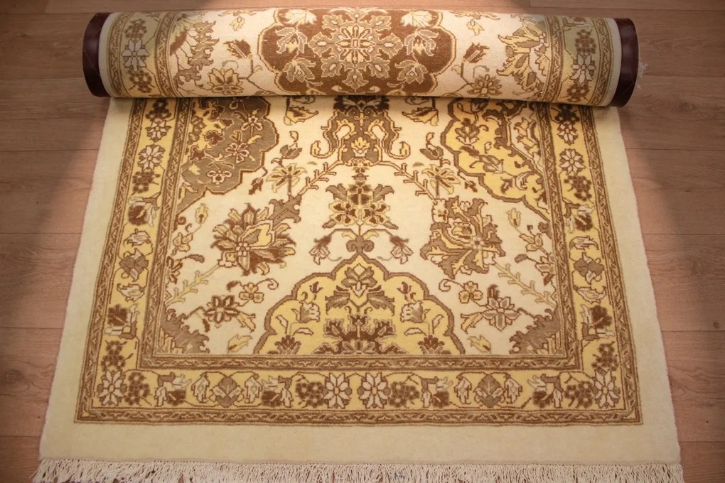 Varamin Tappeto persiano 110x290 (Iran) Annodato A Mano