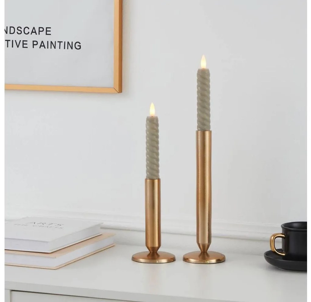 Eglo 422225 - SET 2x LED Candele ANDRAFIABE LED/1xAAA 15 cm beige