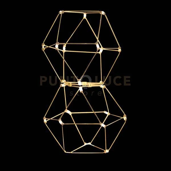 Lucciola lampada da tavolo, ottone, led 9,6w, lumen 816 3000k, l. c...