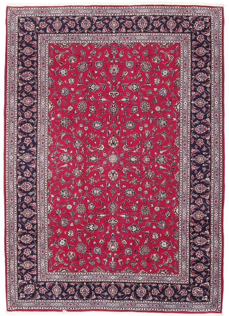 Kashan Tappeto 200 x 290 (Iran) Annodato A Mano