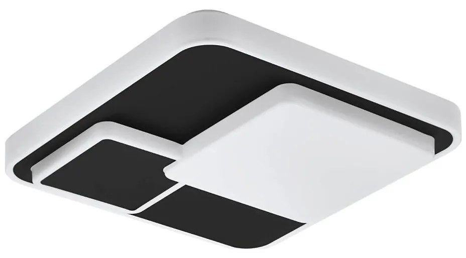 Eglo 75667 - Plafoniera LED LEPRESO LED/19,5W/230V 38,5x38,5 cm nero