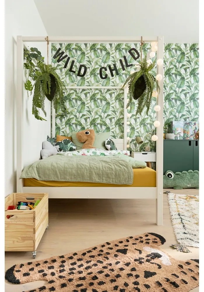 Letto bianco per bambini 90x200 cm PINO CANOPY - Vipack