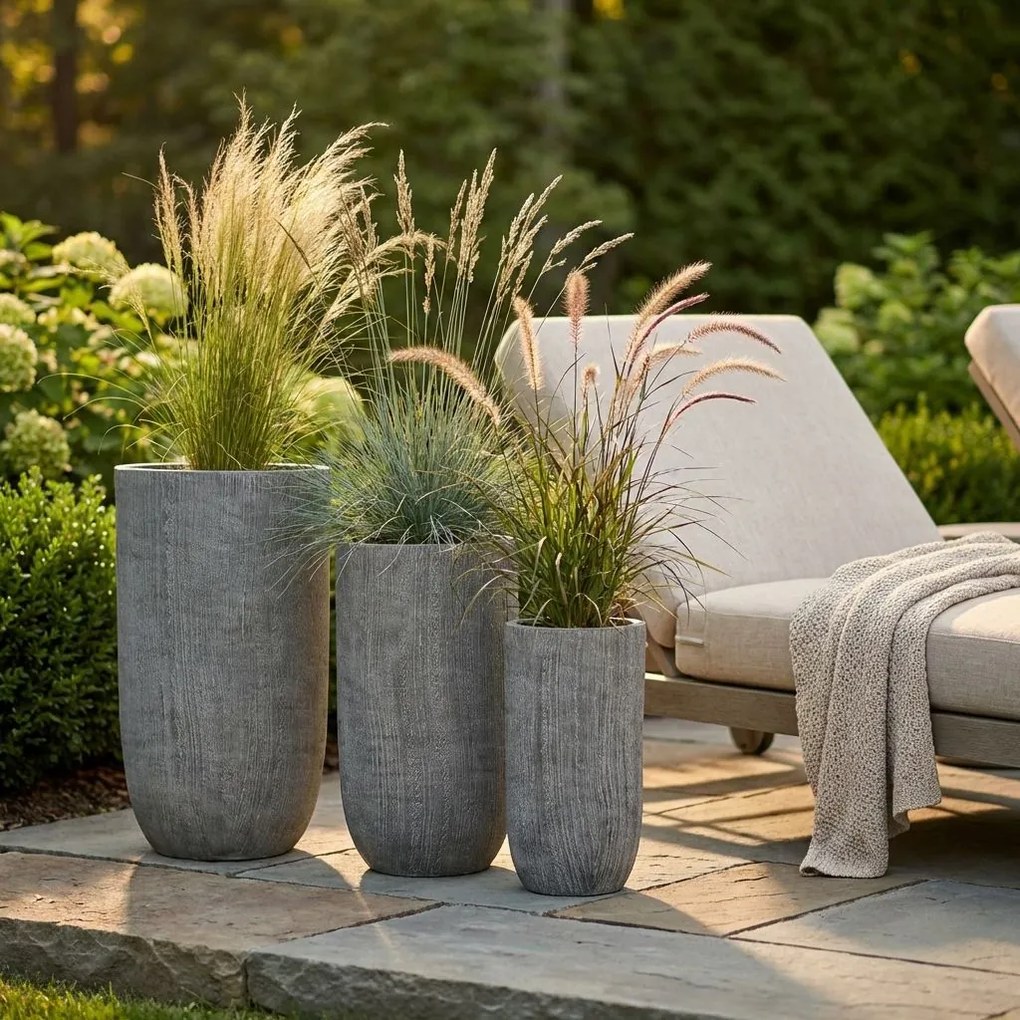 PATRICIA - set di 3 vasi