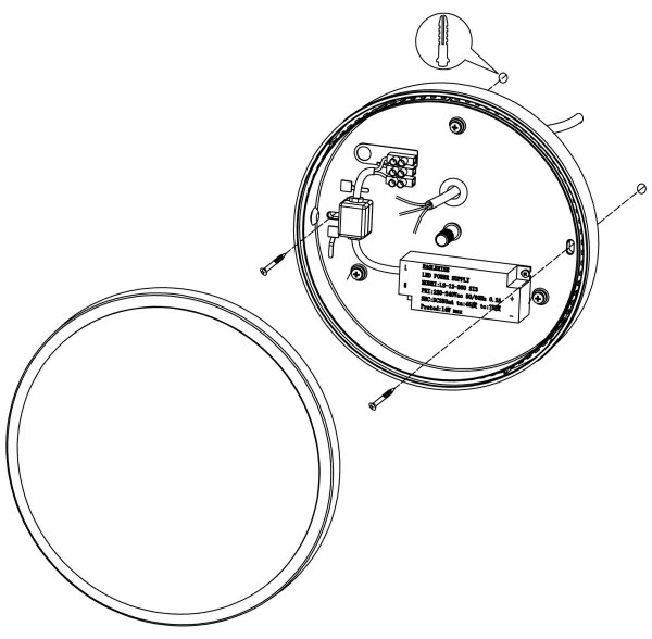 Eglo 98712 - Applique a LED da esterno MONGODIO LED/11,5W/230V IP44