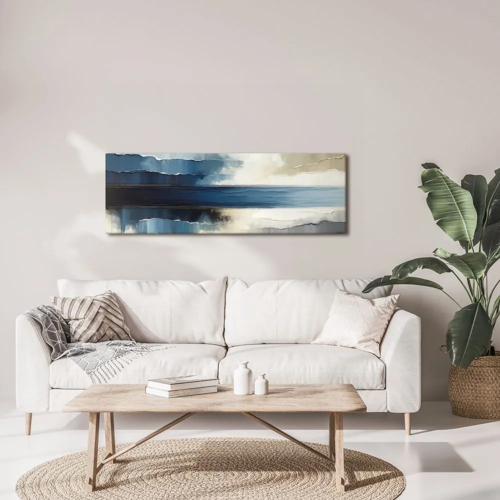 Quadro su tela – Respiro dell’oceano in tonalità delicate