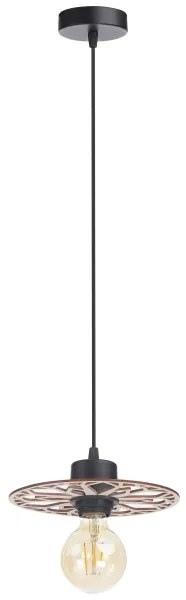 Lampadario a sospensione con filo FALCO 1xE27/60W/230V diametro 20 cm beige