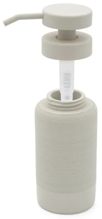 Set accessori bagno 2 pezzi in poliresina crema Marica