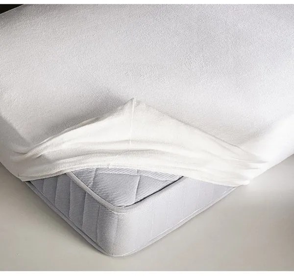 Trade Shop - Copri Materasso Matrimoniale Spugna Idrorepellente Traspirante 180x200+25cm
