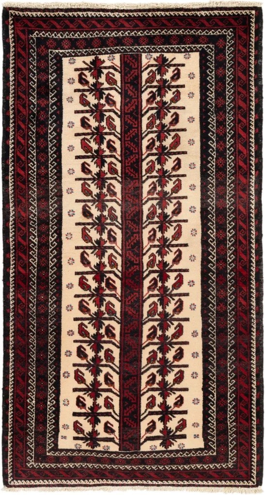 Beluch Tappeto persiano 100x190 (Iran) Annodato A Mano
