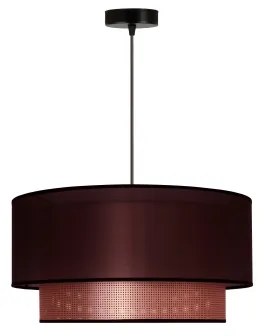 Duolla - Lampadario a sospensione con filo COPPER SHINY 1xE27/15W/230V diametro 45 cm marrone/rame
