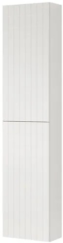 Colonna per mobile bagno Pixel 2 ante P 27 x L 30 x H 160 cm laccato opaco bianco